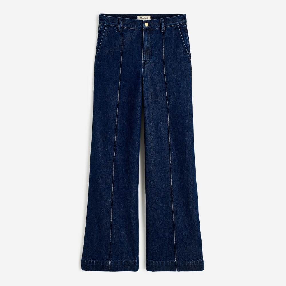 NWT Madewell Super Wide Leg Jeans Landrum Wash